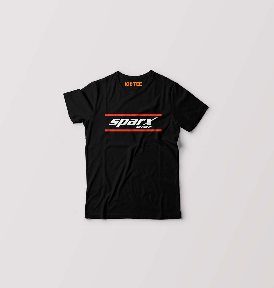 Sparx Kids T-Shirt for Boy/Girl-Black-Ektarfa.online
