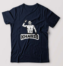 Load image into Gallery viewer, Khabib Nurmagomedov T-Shirt for Men-S(38 Inches)-Navy Blue-Ektarfa.online
