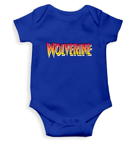 Wolverine Kids Romper Kids Romper For Baby Boy/Girl-0-5 Months(18 Inches)-Royal Blue-Ektarfa.online