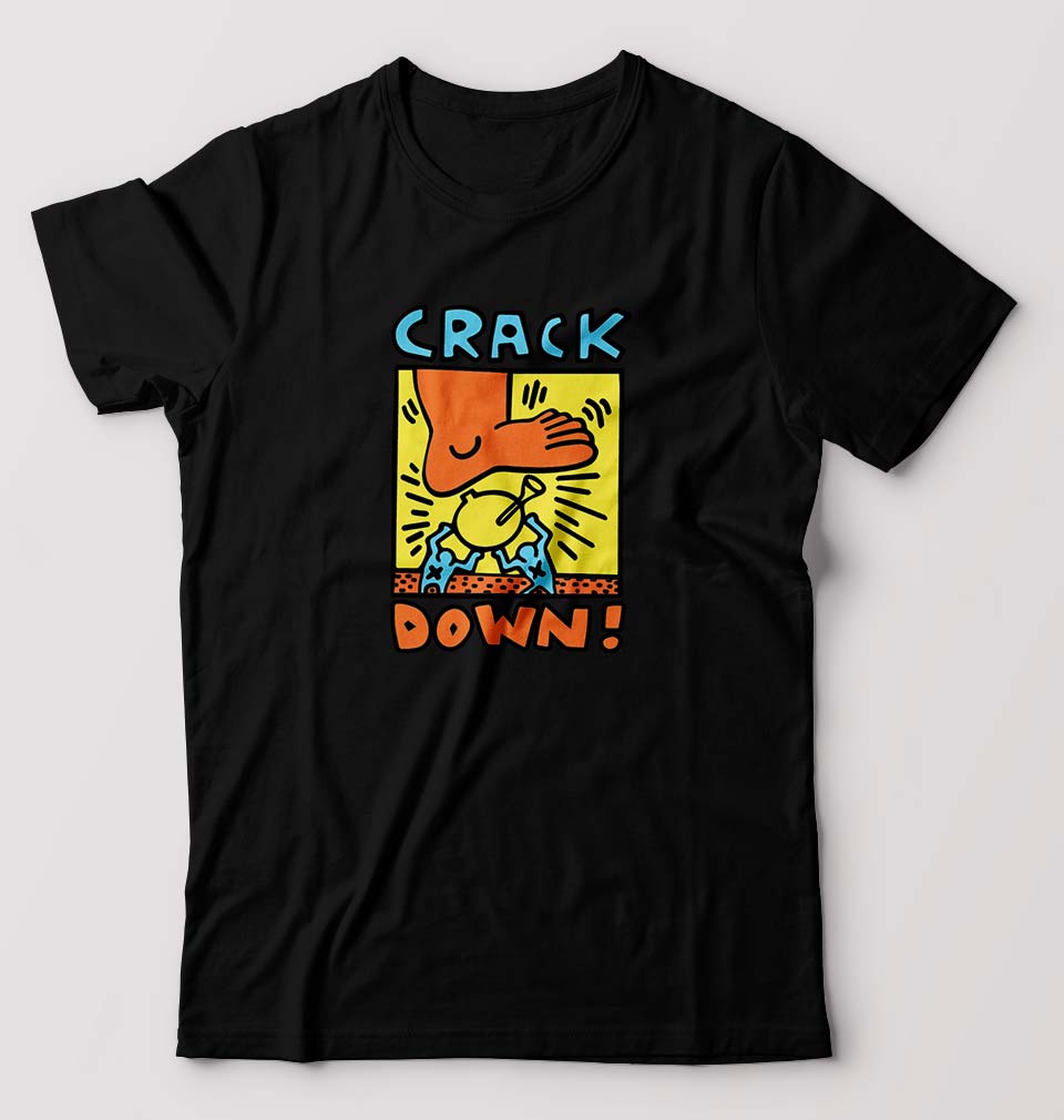 Keith Haring T-Shirt for Men-Black-Ektarfa.online