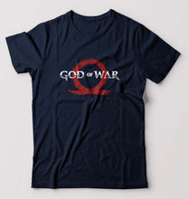 Load image into Gallery viewer, God of War T-Shirt for Men-S(38 Inches)-Navy Blue-Ektarfa.online
