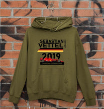 Load image into Gallery viewer, Sebastian Vettel F1 Ferrari Unisex Hoodie for Men/Women-Olive Green-Ektarfa.online
