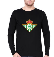 Load image into Gallery viewer, Real-Betis Full Sleeves T-Shirt for Men-Black-Ektarfa.online
