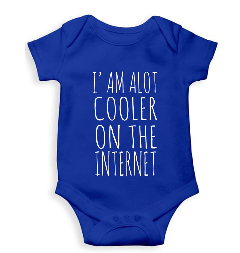 Internet Kids Romper For Baby Boy/Girl-Royal Blue-Ektarfa.online
