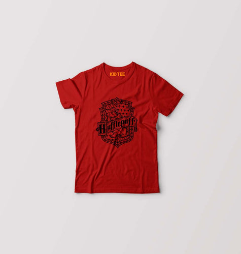 Hufflepuff Harry Potter Kids T-Shirt for Boy/Girl-Red-Ektarfa.online