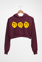 Load image into Gallery viewer, Smiley Crop HOODIE FOR WOMEN
