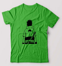 Load image into Gallery viewer, Sasuke Uchiha T-Shirt for Men-S(38 Inches)-flag green-Ektarfa.online
