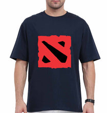 Load image into Gallery viewer, Dota Oversized T-Shirt for Men-Navy Blue-Ektarfa.online
