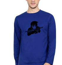 Load image into Gallery viewer, Sasuke Uchiha Full Sleeves T-Shirt for Men-Royal Blue-Ektarfa.online
