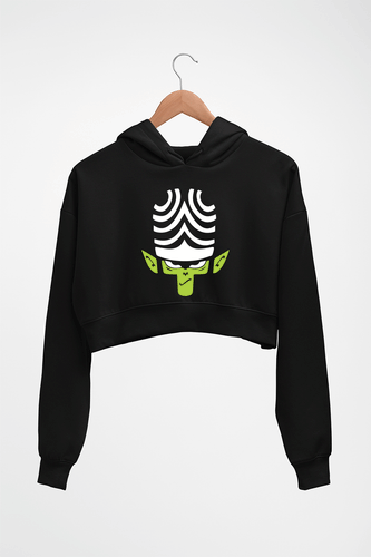 Mojo Jojo Crop HOODIE FOR WOMEN-Black-Ektarfa.online