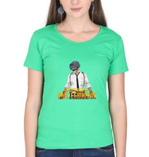 Load image into Gallery viewer, PUBG Player Unknown&#39;s Battleground T-Shirt for Women-Flag Green-Ektarfa.online
