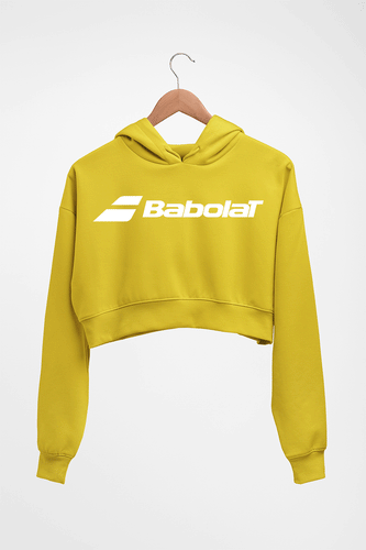 Babolat Crop HOODIE FOR WOMEN-Mustard Yellow-Ektarfa.online