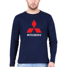 Load image into Gallery viewer, Mitsubishi Full Sleeves T-Shirt for Men-Navy Blue-Ektarfa.online
