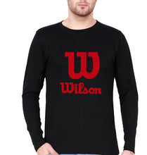 Load image into Gallery viewer, Wilson Full Sleeves T-Shirt for Men-Black-Ektarfa.online
