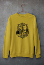 Load image into Gallery viewer, Hufflepuff Harry Potter Unisex Sweatshirt for Men/Women-S(40 Inches)-Mustard Yellow-Ektarfa.online
