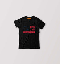 Load image into Gallery viewer, USA America Kids T-Shirt for Boy/Girl-Black-Ektarfa.online
