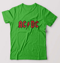 Load image into Gallery viewer, ACDC T-Shirt for Men-S(38 Inches)-flag green-Ektarfa.online
