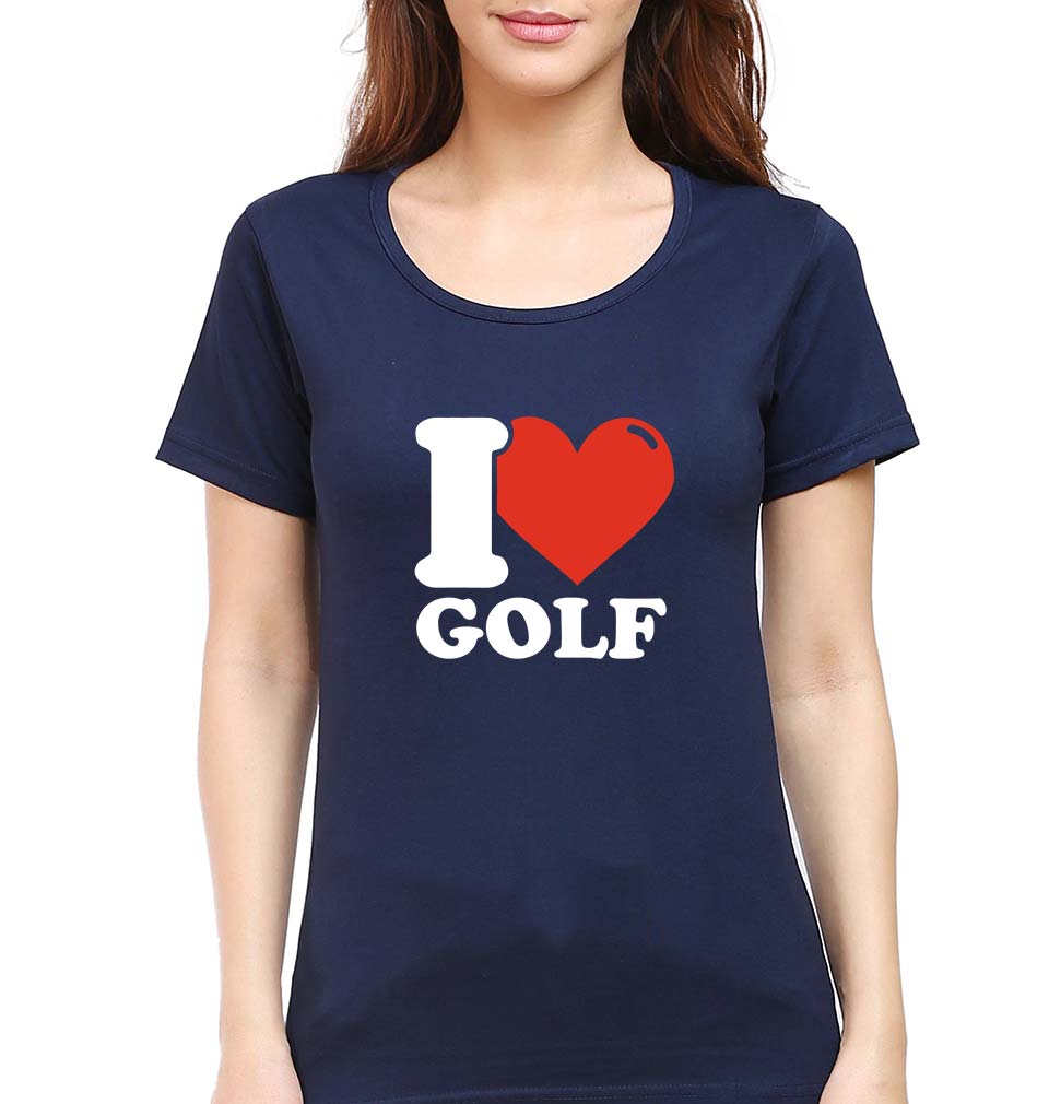 I Love Golf T-Shirt for Women