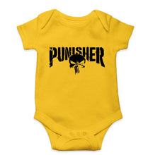 Load image into Gallery viewer, Punisher Kids Romper For Baby Boy/Girl-0-5 Months(18 Inches)-Yellow-Ektarfa.online
