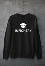 Load image into Gallery viewer, IIM Rohtak Unisex Sweatshirt for Men/Women-S(40 Inches)-Black-Ektarfa.online
