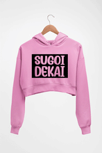 Load image into Gallery viewer, Sugoi Dekai Crop HOODIE FOR WOMEN-Light Baby Pink-Ektarfa.online

