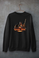 Load image into Gallery viewer, Game of War Unisex Sweatshirt for Men/Women-S(40 Inches)-Black-Ektarfa.online
