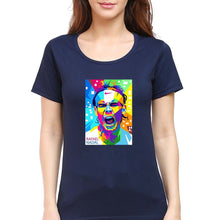 Load image into Gallery viewer, Rafael Nadal (RAFA) T-Shirt for Women-XS(32 Inches)-Navy Blue-Ektarfa.online
