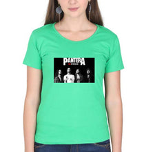 Load image into Gallery viewer, Pantera T-Shirt for Women-Flag Green-Ektarfa.online
