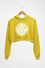 Load image into Gallery viewer, Marilyn Manson Crop HOODIE FOR WOMEN-Mustard Yellow-Ektarfa.online
