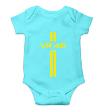 Load image into Gallery viewer, Valentino Rossi(VR 46) Kids Romper For Baby Boy/Girl-0-5 Months(18 Inches)-Sky Blue-Ektarfa.online
