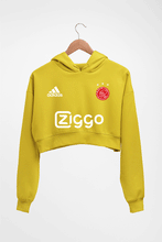 Load image into Gallery viewer, Ajax 2021-22 Crop HOODIE FOR WOMEN-Mustard Yellow-Ektarfa.online
