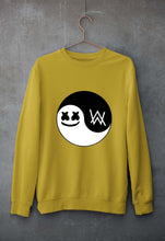 Load image into Gallery viewer, alan walker marshmello Unisex Sweatshirt for Men/Women-Mustard Yellow-Ektarfa.online
