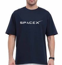 Load image into Gallery viewer, SpaceX Oversized T-Shirt for Men-Navy Blue-Ektarfa.online
