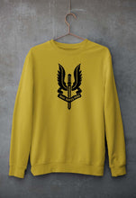 Load image into Gallery viewer, Who Dares Wins Balidaan Army Unisex Sweatshirt for Men/Women-S(40 Inches)-Mustard Yellow-Ektarfa.online
