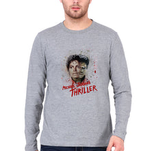Load image into Gallery viewer, Thriller Full Sleeves T-Shirt for Men-Grey Melange-Ektarfa.online
