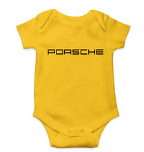 Load image into Gallery viewer, Porsche Kids Romper For Baby Boy/Girl-0-5 Months(18 Inches)-Yellow-Ektarfa.online
