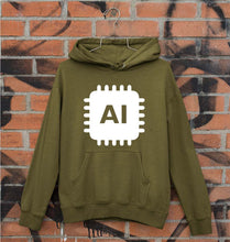 Load image into Gallery viewer, Artificial intelligence (AI) Unisex Hoodie for Men/Women-Olive Green-Ektarfa.online
