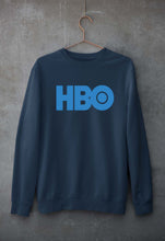 Load image into Gallery viewer, HBO Unisex Sweatshirt for Men/Women-S(40 Inches)-Navy Blue-Ektarfa.online
