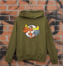 Load image into Gallery viewer, The Adventures of Rocky and Bullwinkle and Friends Unisex Hoodie for Men/Women-S(40 Inches)-Olive Green-Ektarfa.online
