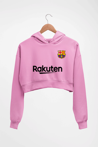 Barcelona Crop HOODIE FOR WOMEN-Light Baby Pink-Ektarfa.online