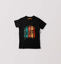 Load image into Gallery viewer, Rugby Kids T-Shirt for Boy/Girl-Black-Ektarfa.online
