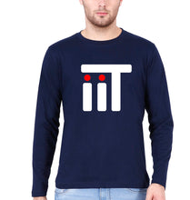 Load image into Gallery viewer, IIT Full Sleeves T-Shirt for Men-S(38 Inches)-Navy Blue-Ektarfa.online
