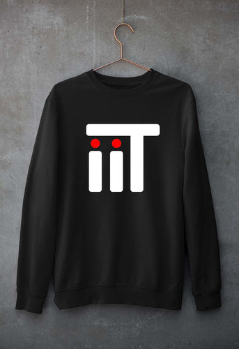 IIT Unisex Sweatshirt for Men/Women-S(40 Inches)-Black-Ektarfa.online