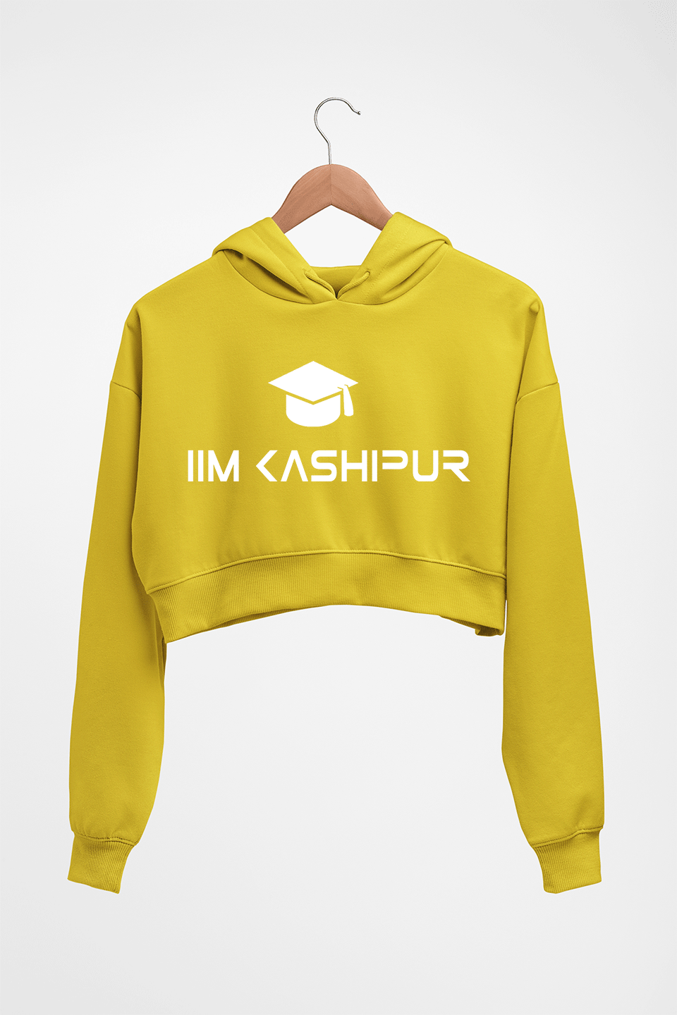 IIM Kashipur Crop HOODIE FOR WOMEN