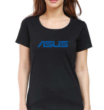 Load image into Gallery viewer, Asus T-Shirt for Women-XS(32 Inches)-Black-Ektarfa.online
