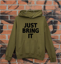 Load image into Gallery viewer, Just Bring IT Unisex Hoodie for Men/Women-S(40 Inches)-Olive Green-Ektarfa.online
