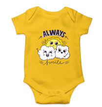 Load image into Gallery viewer, Always Smile Kids Romper For Baby Boy/Girl-0-5 Months(18 Inches)-Yellow-Ektarfa.online
