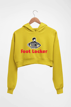 Load image into Gallery viewer, Foot Locker Crop HOODIE FOR WOMEN-Mustard Yellow-Ektarfa.online
