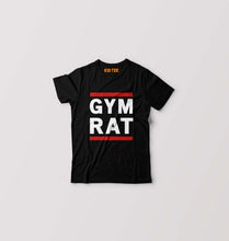 Load image into Gallery viewer, Gym Rat Kids T-Shirt for Boy/Girl-0-1 Year(20 Inches)-Black-Ektarfa.online
