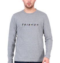 Load image into Gallery viewer, Friends Full Sleeves T-Shirt for Men-Grey Melange-Ektarfa.online
